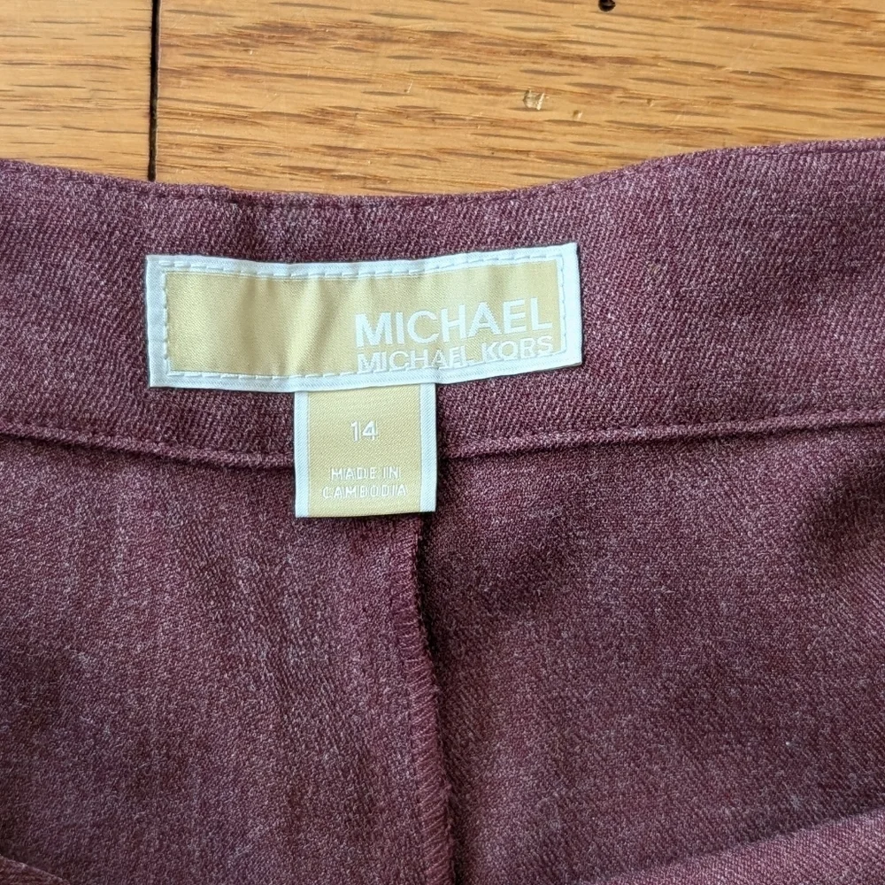 NWT Michael Kors High Rise Wide Leg Pants